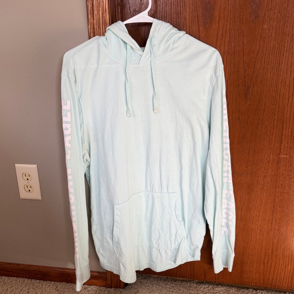 American Eagle Mint Green Hoodie